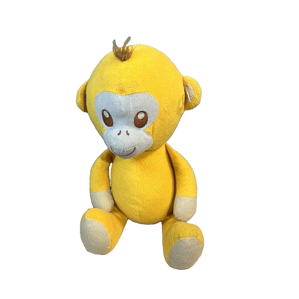 Ocean Park Hong Kong Yellow Monkey Plush Stuffed Toy Animal 12"